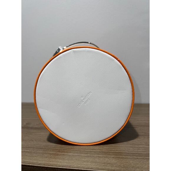 Louis Vuitton Orange LV Paint Can Monogram Top Handle Shoulder Crossbody Bag - Picture 14 of 14